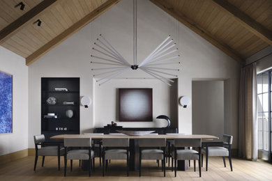 Example of a trendy dining room design in San Francisco