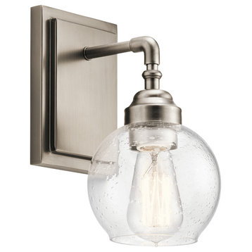 Wall Sconce 1-Light, Antique Pewter