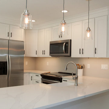 Bright White Kitchen & Bath Design in Omaha