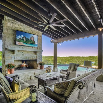 Texas Ranch House in the Hill Country
