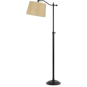 Wilmington 1 Light Floor Lamp, Dark Bronze