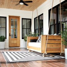 front porch and back deck