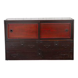 Hand Crafted Japanese Style Step Tansu Cabinet (Multiple Colors) - More  Than A Furniture Store