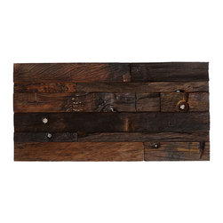 Heritage Panel Mosaic, Random Planks. Wood mosaic sheet - Products