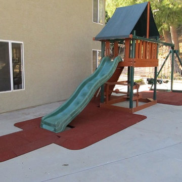 Rubber Tiles For Swing Set Structures