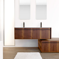 Deco Collection - 48'' Wall-mounted vanity and 36'' Freestanding vanity - Bathroom Vanities And Sink Consoles