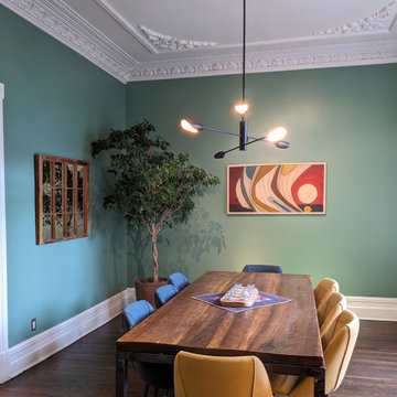 Dining room design in Westmount