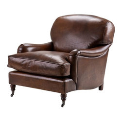 Eichholtz Highbury Estate Chair TS Rich Leather - Armchairs & Accent Chairs
