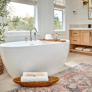 Farmhouse Primary Master Bathroom