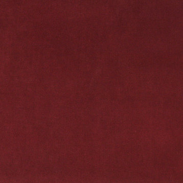 Burgundy Plush Elegant Cotton Velvet Upholstery Fabric By The Yard