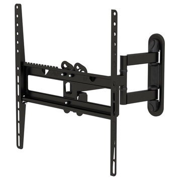 AVF Full Motion Long Extension TV Wall Mount for most 25" to 55" in Black