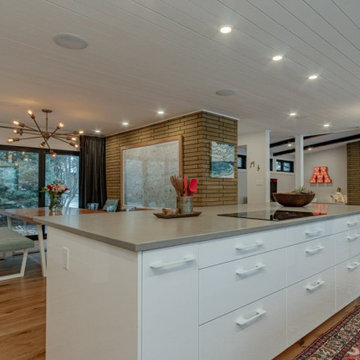 Open concept kitchen
