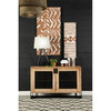 Coaster April 2-door Wood Accent Cabinet White Washed and Black