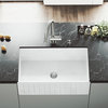 VIGO All-In-One 30" Matte Stone Farmhouse Kitchen Sink Set