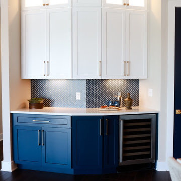 Elegant Blue & Gold Schemed Penthouse with a Notre Dame View