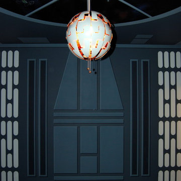 Star Wars: The Force Awakens Murals in a bedroom by Tom Taylor of Mural Art LLC