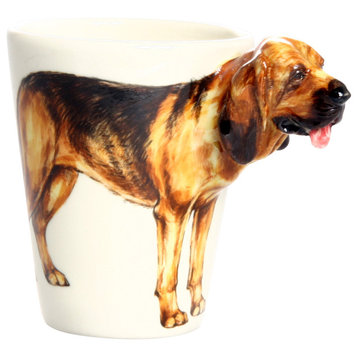 Bloodhound 3D Ceramic Mug