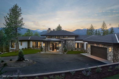 This is an example of a contemporary exterior in Denver.