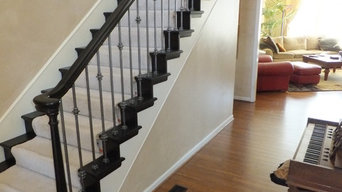 Iron Spindles - Antique Nickle, New Custom Wood End Caps and Wall Caps