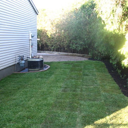 Sod Installation - After photo - Bulbs And Seeds