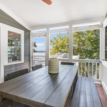Screened in Porch at Lake House