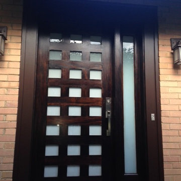 Thoroughly Modern: Solid Mahogany Wood Danum Door