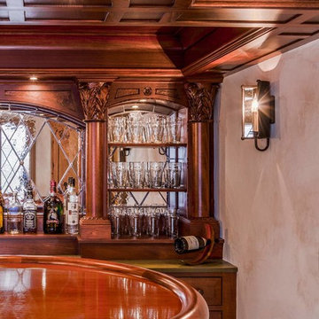 English style basement pub