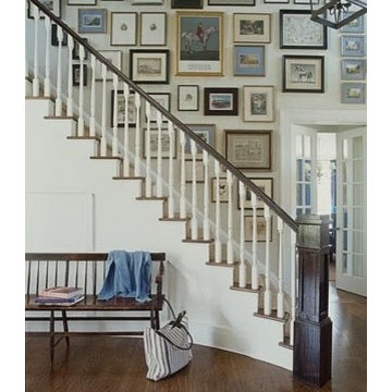 staircase wall decorating ideas