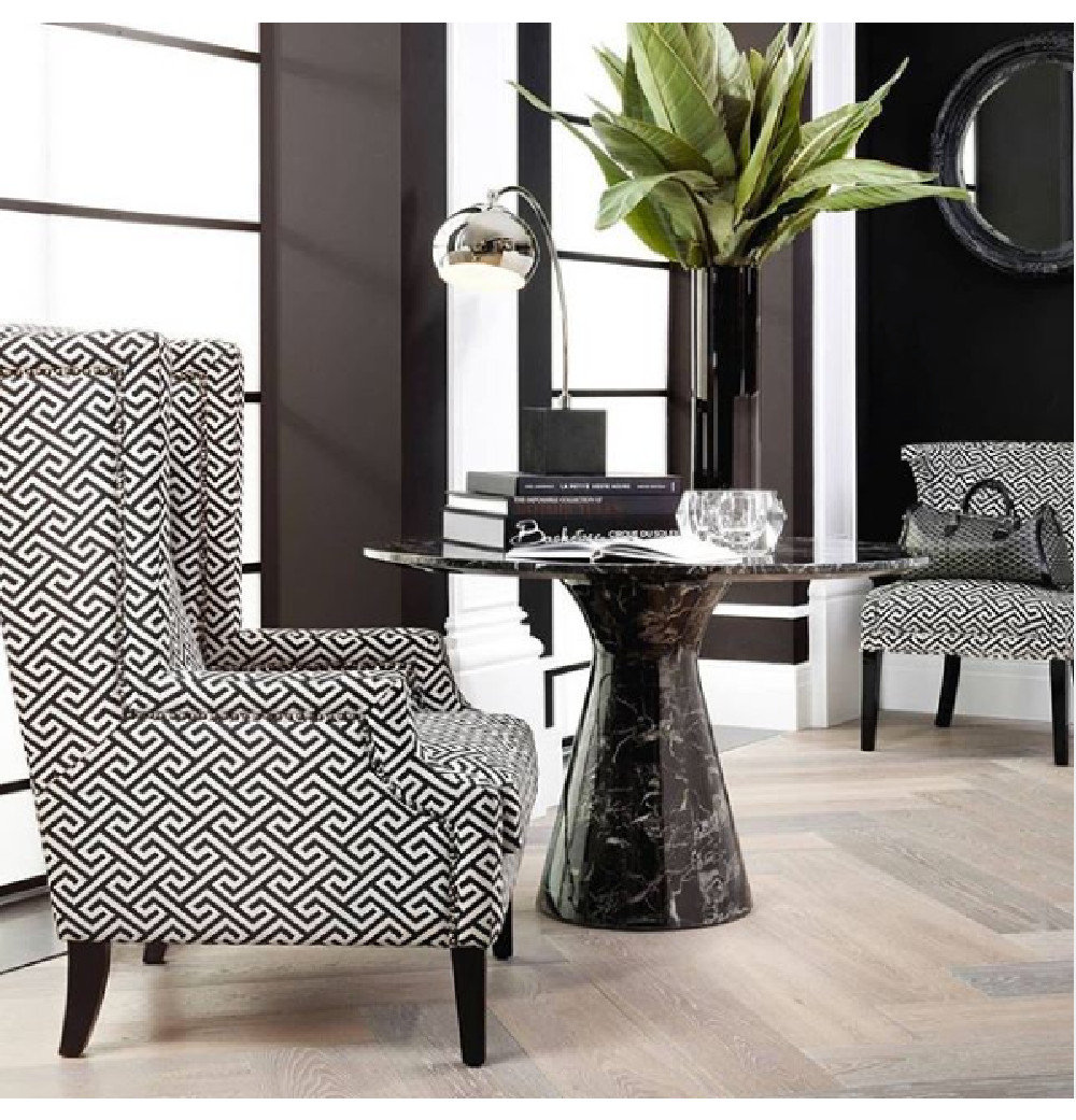 Round Faux Marble Dining Table | Eichholtz Turner