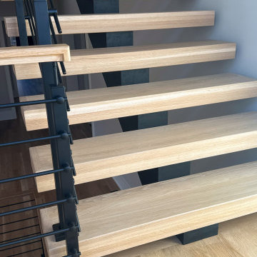 Project #147 | Modern Staircase with Seattle Style Stringer