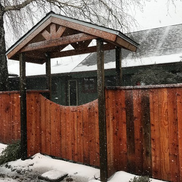Tracy's Fence and Gatehouse