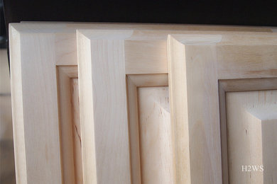Raised Panel Door,Maple,Butt Joint,Unfinished
