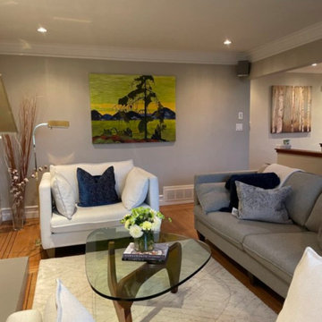 Real Estate Staging with Clients Existing Furniture