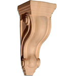 Inviting Home Inc - San Louis XXX Large Corbel, Cherry - wood corbel in cherry 36"H x 11-3/8"D x 10"W Corbels and wood brackets are hand carved by skilled craftsman in deep relief. They are made from premium selected North American hardwoods such as alder beech cherry hard maple red oak and white oak. Corbels and wood brackets are also available in multiple sizes to fit your needs. All are triple sanded and ready to accept stain or paint and come with metal inserts installed on the back for easy installation. Corbels and wood brackets are perfect for additional support to countertops shelves and fireplace mantels as well as trim work and furniture applications.