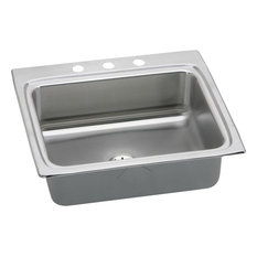 Elkay, Kitchen Sink With 3 Holes, 22"x25"x8.13"