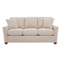 Jade Premier Sofa by La-Z-Boy shown in Almond - Products