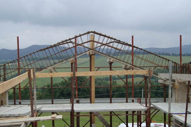 Stuttura in c.a e legno