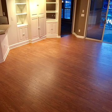 Amber Walnut Laminate Floor