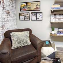 Rustic-industrial home office