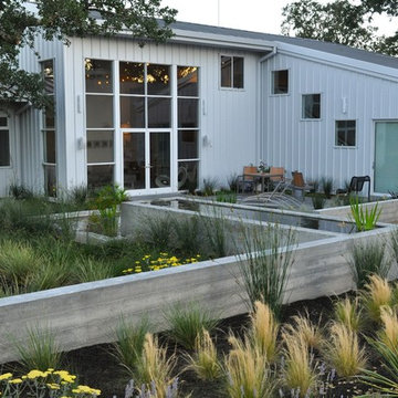 Wine country patio and water feature