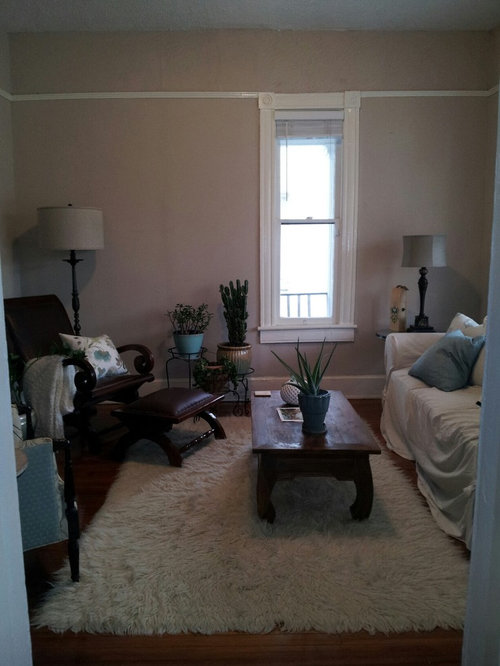 Painting Above the Picture Rail, Ceiling and Curtain Conundrum