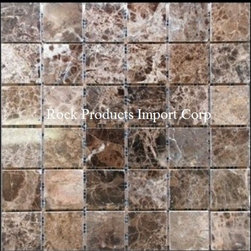 MSP382- MOSAIC EMPERADOR DARK 2X2 - Mosaic Tile