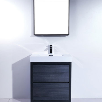 LAVANITY 30" Gray Oak Floor Mount Modern Bathroom Vanity--FMB30GO--$459