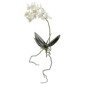 Nearly Natural 13" Mini Orchid Phalaenopsis Artificial Flower, Set of 6