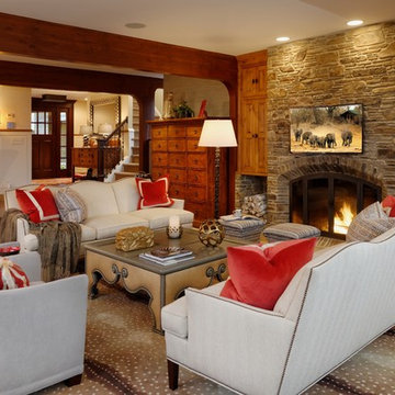 Safari Chic Family Room