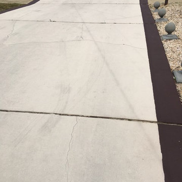 Stained Concrete: Driveway, Pool Deck, Patio, Sidewalks.