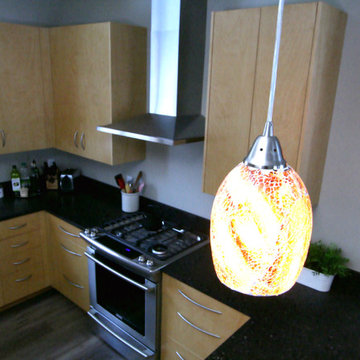 Clean Birch Kitchen plus Pantry