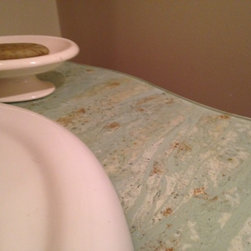 Custom Glass Projects - Vanity Tops And Side Splashes