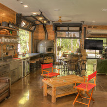 Cabin garage area