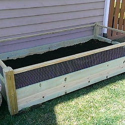 1 Raised Garden with Rabbit Railings Bed Delivered With Soil - Gardening And Lawn Care